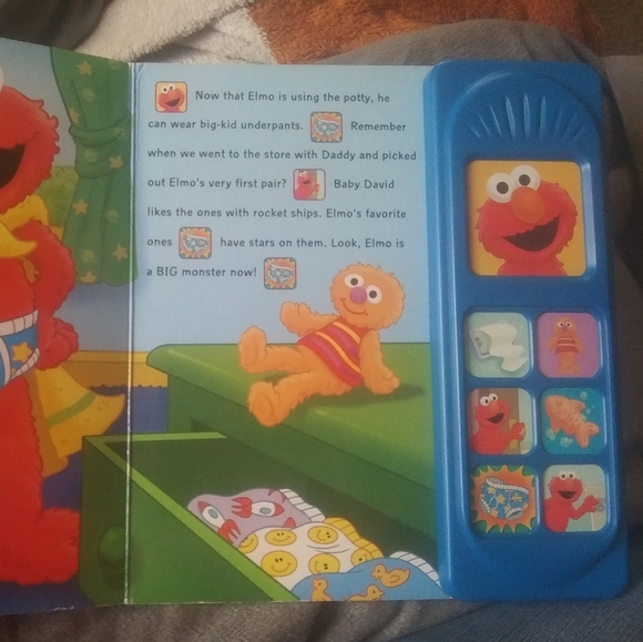 POTTY TIME WITH ELMO" POTTY TRAINING BOOK WITH SOUND - Picture 14 of 16